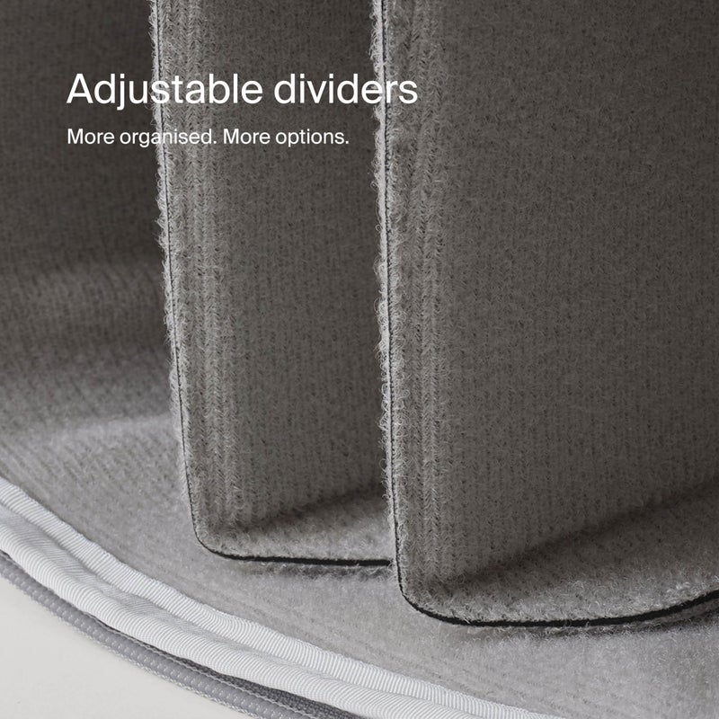 Urth Arkose 3.7L Camera Insert Bag â€” Water Resistant, Padded, Recycled Case for DSLR/SLR Camera, Lens and Photography Accessories in Black - Image 5